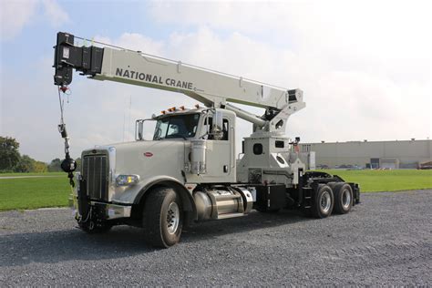 national crane debuts tractor mounted version   nbth  boom