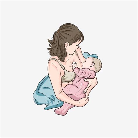 Bebé Pecho Lactancia Materna Cubrir PNG dibujos Bebé Pecho La