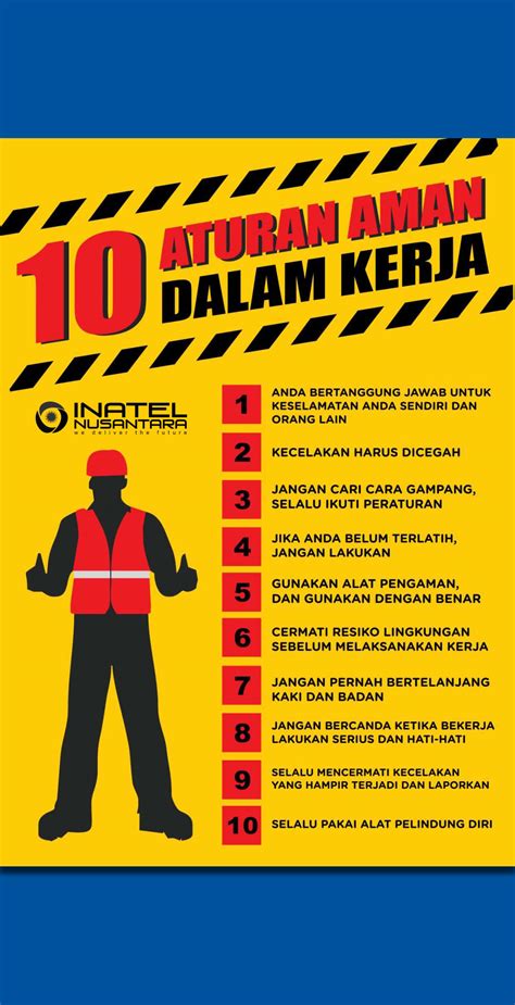 Keselamatan dan kesehatan kerja adalah suatu kondisi dalam pekerjaan yang sehat dan aman baik itu bagi pekerjaannya, perusahaan maupun bagi masyarakat dan lingkungan sekitar pabrik atau tempat kerja tersebut. Inatel Nusantara | Penghargaan