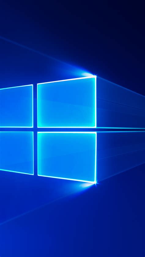 Windows 10 Wallpaper 4k Microsoft Windows Blue Glossy Blue