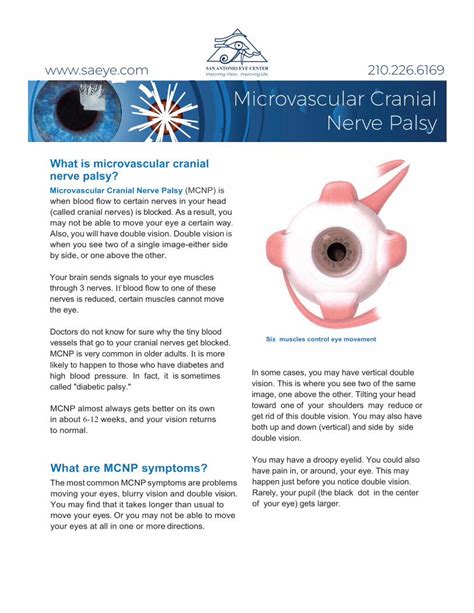 Pdf Microvascular Cranial Nerve Palsy San Antonio Eye Center