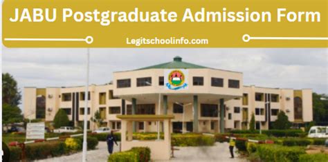 Jabu Postgraduate Admission Form 2023 Legit School Info