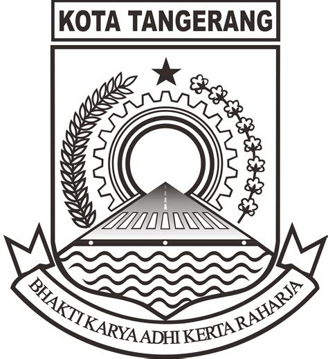 Logo Kabupaten Tangerang Hitam Putih Cari Logo