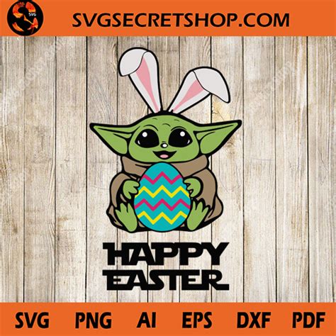 Yoda Easter SVG, Easter SVG, Bunny Ear SVG, Easter Eggs SVG, Yoda SVG