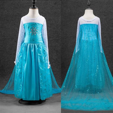 New Elsa Frozen Princess Blue Character Dress Costume Sz 2t3t 4 Thru