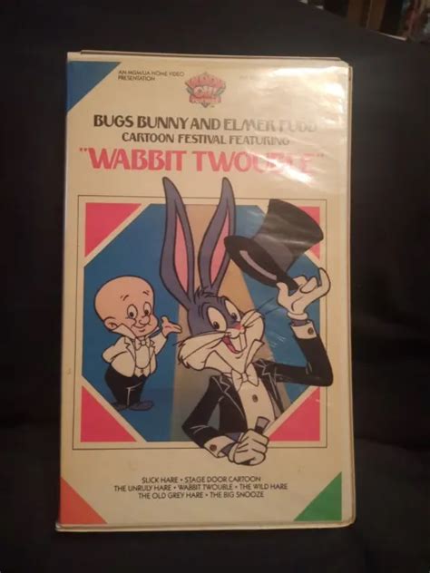 VHS WABBIT TWOUBLE Looney Tunes Bugs Bunny PicClick