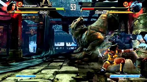 Killer Instinct Gameplay Orchid Vs Sabrewulf Xbox One Hd Youtube