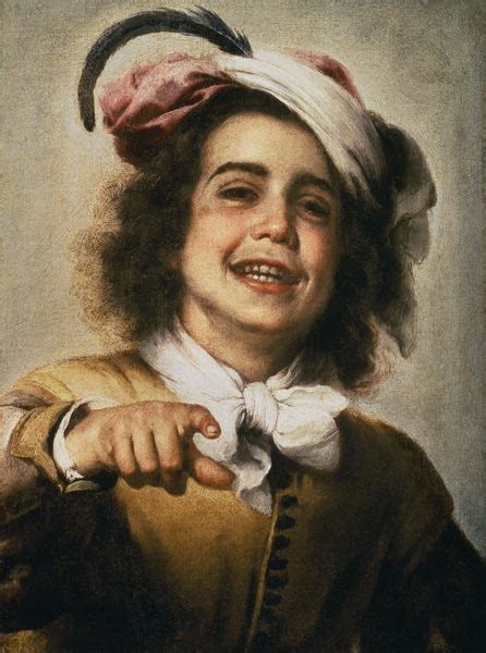 Laughing Boy With A Feather Adorned Head Bartolomé Esteban Perez