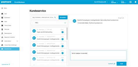 Kundeservice Udforsk PostNord Portal Business