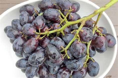 Black Seedless Grapes Produce Geek