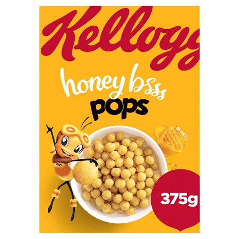 Kelloggs Honey Pops Cereal 375g Kelloggs Iceland Foods