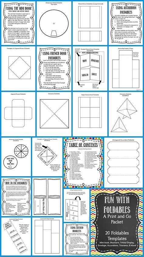 Image Result For Foldables Templates Printable Interactive Student