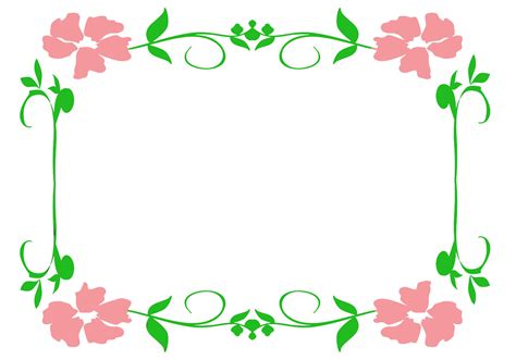 Flower Borders Clip Art Free Cliparts Download Images On Clipground
