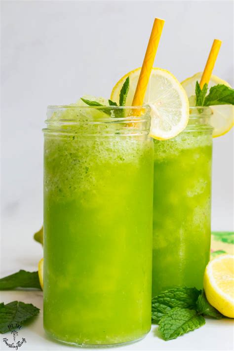 4 Ingredient Keto Frozen Mint Lemonade Easy Vegan Paleo