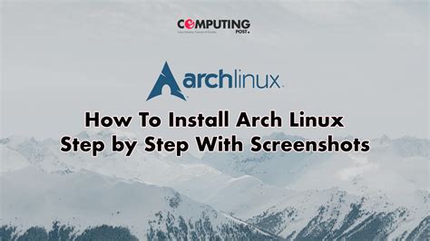 How To Install Arch Linux Step By Step With Screenshots Thetodaypost