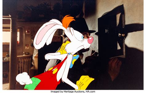 Who Framed Roger Rabbit Roger And Eddie Valiant Production Cel Lot