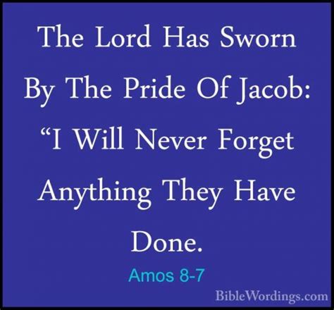 Amos 8 Holy Bible English