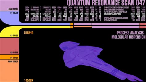 Star Trek Lcars Animations Quantum Resonance Scan Youtube