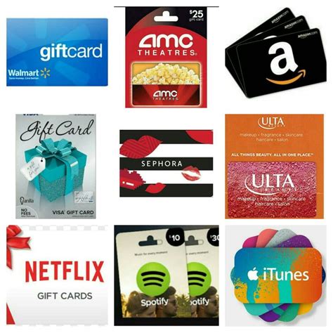 Maybe you would like to learn more about one of these? Gift Cards For: Walmart Movies Amazon Visa Sephora Ulta Netflix Spotify I-Tunes | Itunes gift ...