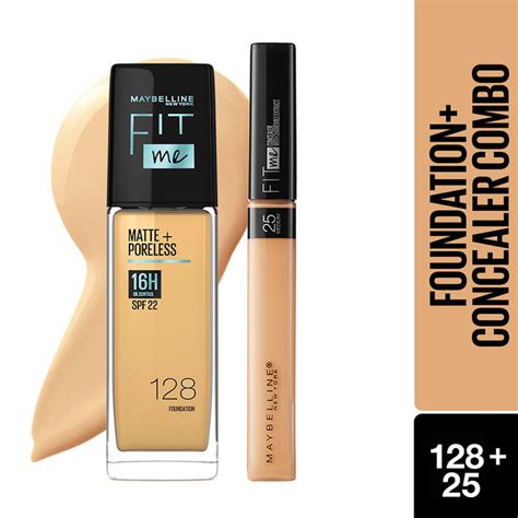 Buy Maybelline New York Fit Me Foundation Warm Nude Fit Me Concealer Medium Combo Online