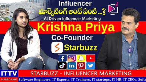 Influencer Marketing Telugu From Star Buzzs Very Own Priya Ittv