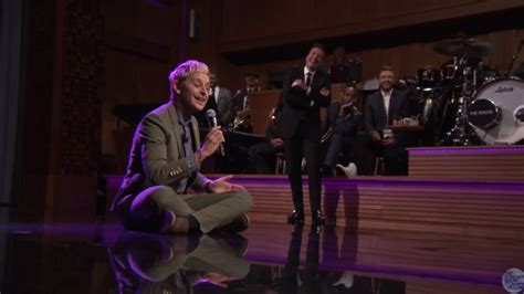 Watch Ellen Degeneres Takes On Jimmy Fallon In Epic Lip Sync Battle