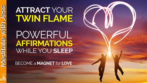 Hypnosis is used to shift your mind's focus away from any stray thoughts of worry or stress, instead hypnosis is only as effective as the hypnotherapist performing it. Attract Your Twin Flame. Love Affirmations While You Sleep ...