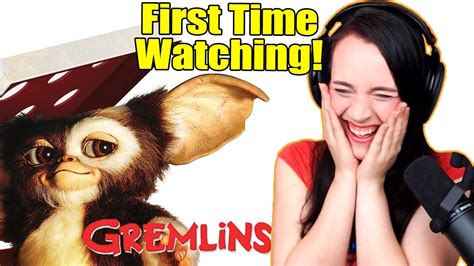 first time watching gremlins movie reaction bunnytails youtube