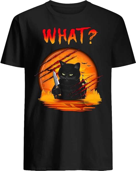 Dealstorezz What Cat Halloween T Shirt Amazonca Clothing And Accessories