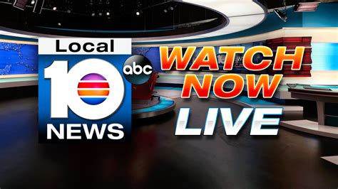 There is a delay of about 2 minutes between our livestream and our television broadcast. Watch the Local 10 News live