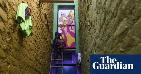 The Murals Brightening A Delhi Slum In Pictures World News The