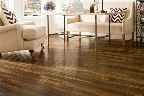 Shop laminate floors in beautiful styles, featuring installation without glue or nails, and two times the durability of normal laminate wood flooring. Laminate Flooring Trends