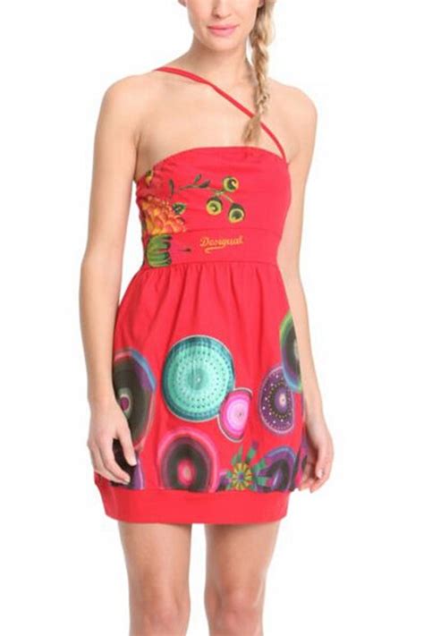 Fashion Cute Flower Print Red Dress Sex Elegant Strapless Bud Dresses