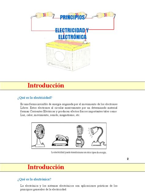 Principios De Electricidad Y Electronica Pdf Electrón Electricidad