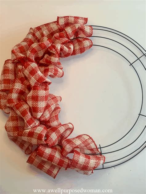 How To Make A Ribbon Wreath The Easy Way A Well Purposed Woman