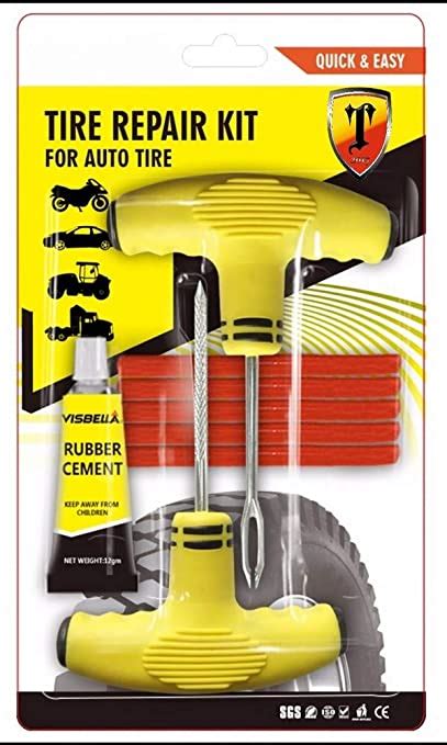 THE Tubeless Tyre Puncture Repair Kit For Car And Bike Tyre Repair Kit Amazon In Car Motorbike