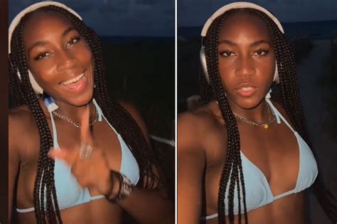 Coco Gauff Flagged By Tiktok After Posting Bathing Suit Video I Am