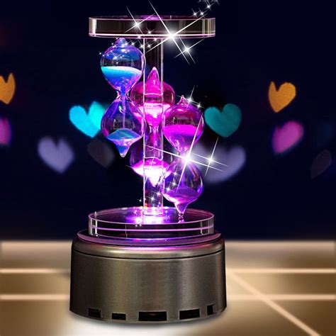 When it comes to buying gifts for girlfriend, you should opt for something unique and romantic that delights her heart. Rotating hourglass Time Decoration night light $ deniers ...