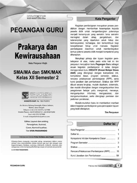 Kunci jawaban matematika kelas 7 semester 2 halaman 28. Soal Prakarya Kelas 11 Semester 2 Dan Kunci Jawaban ...
