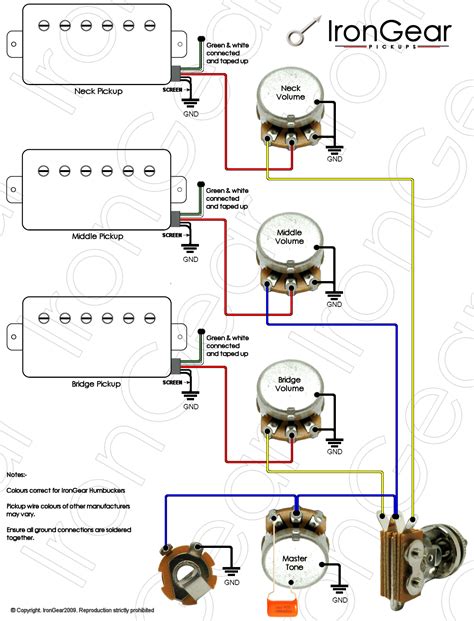 2 Humbucker Wiring Diagram