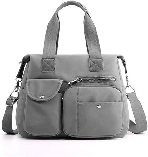Work Bag Women Large Tote Satchel Womens Casual Multi Pocket Waterproof Messenger Handbags For