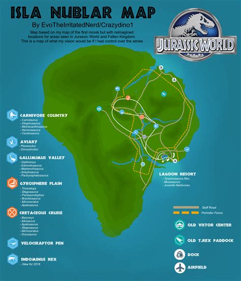 Jurassic World Map V3 Rjurassicpark