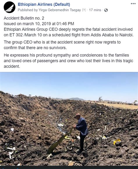 Pic Heart Breaking Image Of Site Of Ethiopian Airlines Crash Which Killed 157 People Iharare News