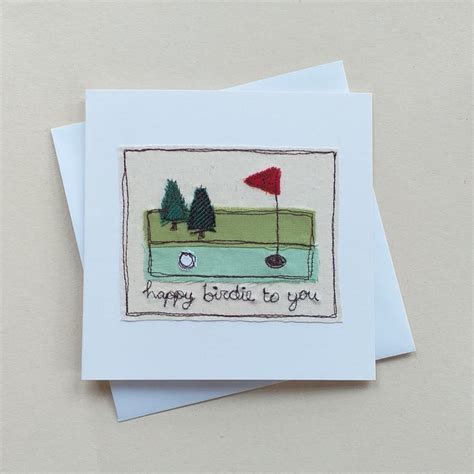 Personalised Golf Birthday Card Folksy