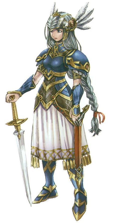 Valkyrie Profile Lenneth Concept Game Character Design Character Concept Character Art