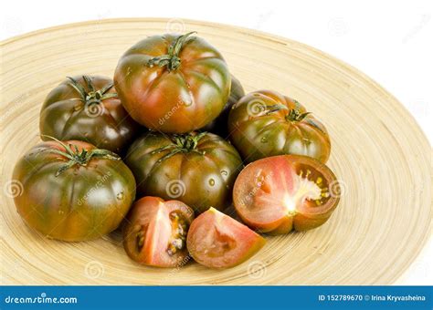 Fresh Delicious Tomatoes Solanum Lycopersicum Raf Stock Photo