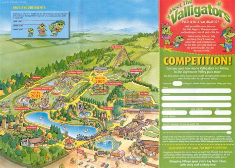 Theme Park Brochures Lightwater Valley Theme Park Brochures