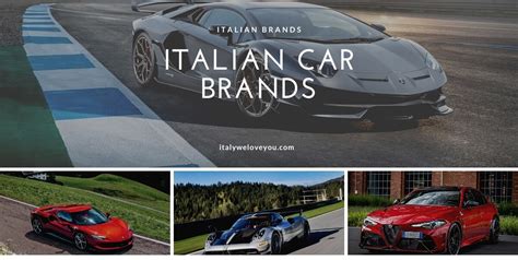 Top Seven Italian Car Brands Italy We Love You