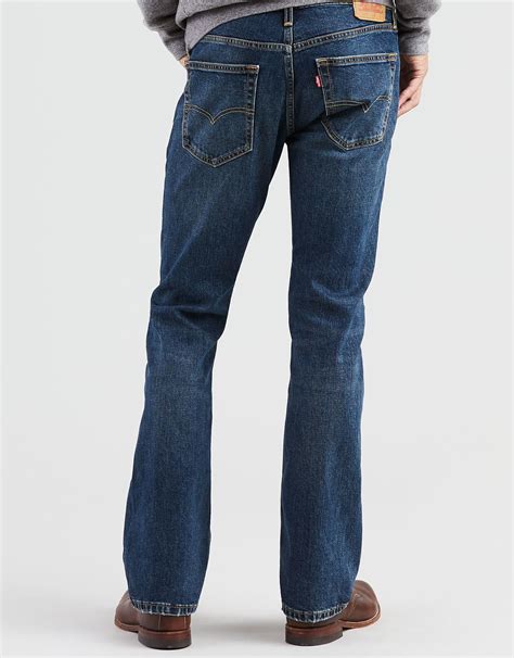 Levis Mens 527 Slim Bootcut Stretch Low Rise Slim Fit Boot Cut Jeans