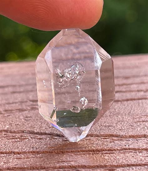 Rare G Water Clear Ny Herkimer Diamond X Mm Etsy